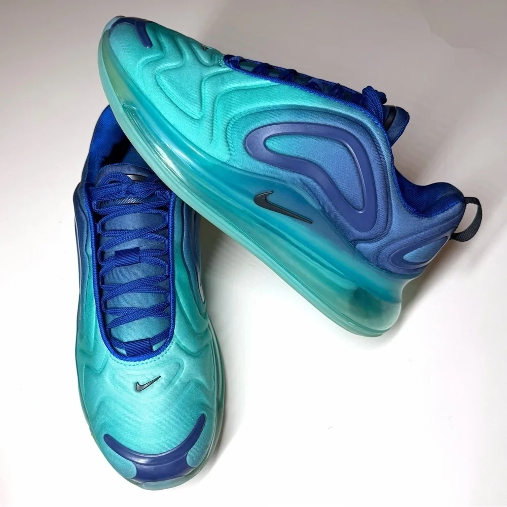 Nike Youth AIR MAX 720 'SEA FOREST' Athletic Sneakers Size- 7 Y